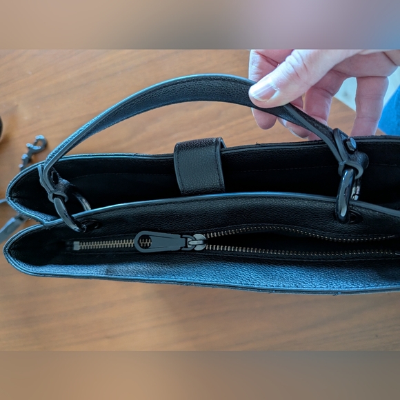 Rebecca Minkoff Edie large leather satchel with removable shoulder strap - Picture 7 of 12